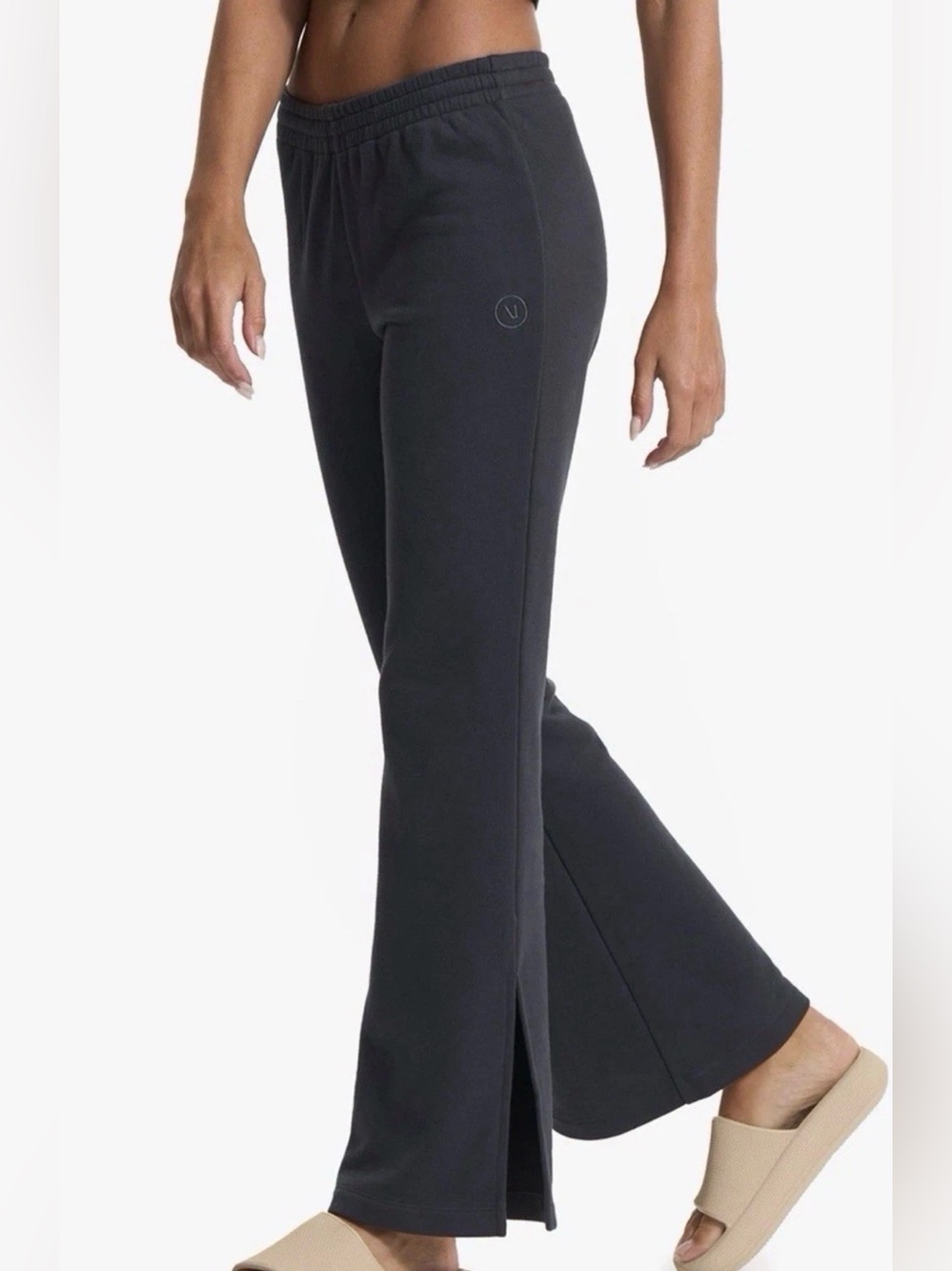 Vuori Womens Style Split Ankle Hem Sedona Wide Leg Sweatpants